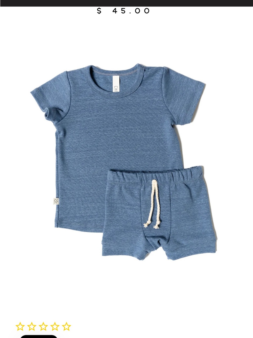 NWT Childhoods Clothing Rib Knit Set in French Blue - 4T *Sold Out Online